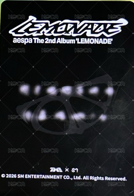 LEMONADE QQ音樂 三星 星光卡  背面