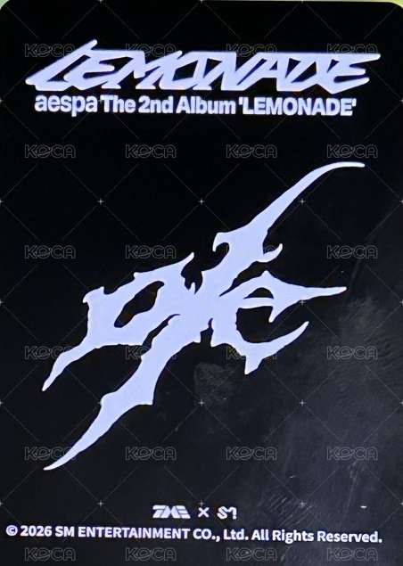 LEMONADE QQ音樂 星光卡 一星 背面