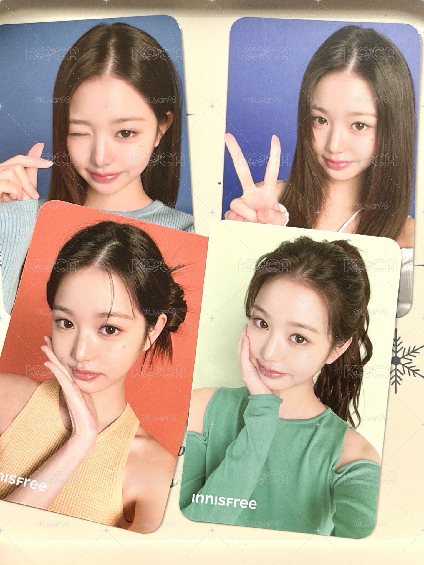 員 innisfree代言卡