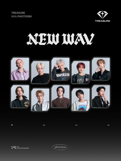 (6/5 18:00前下單 可6/9寄出）TREASURE NEW WAV photoism 人生四格卡 1組兩張 代印