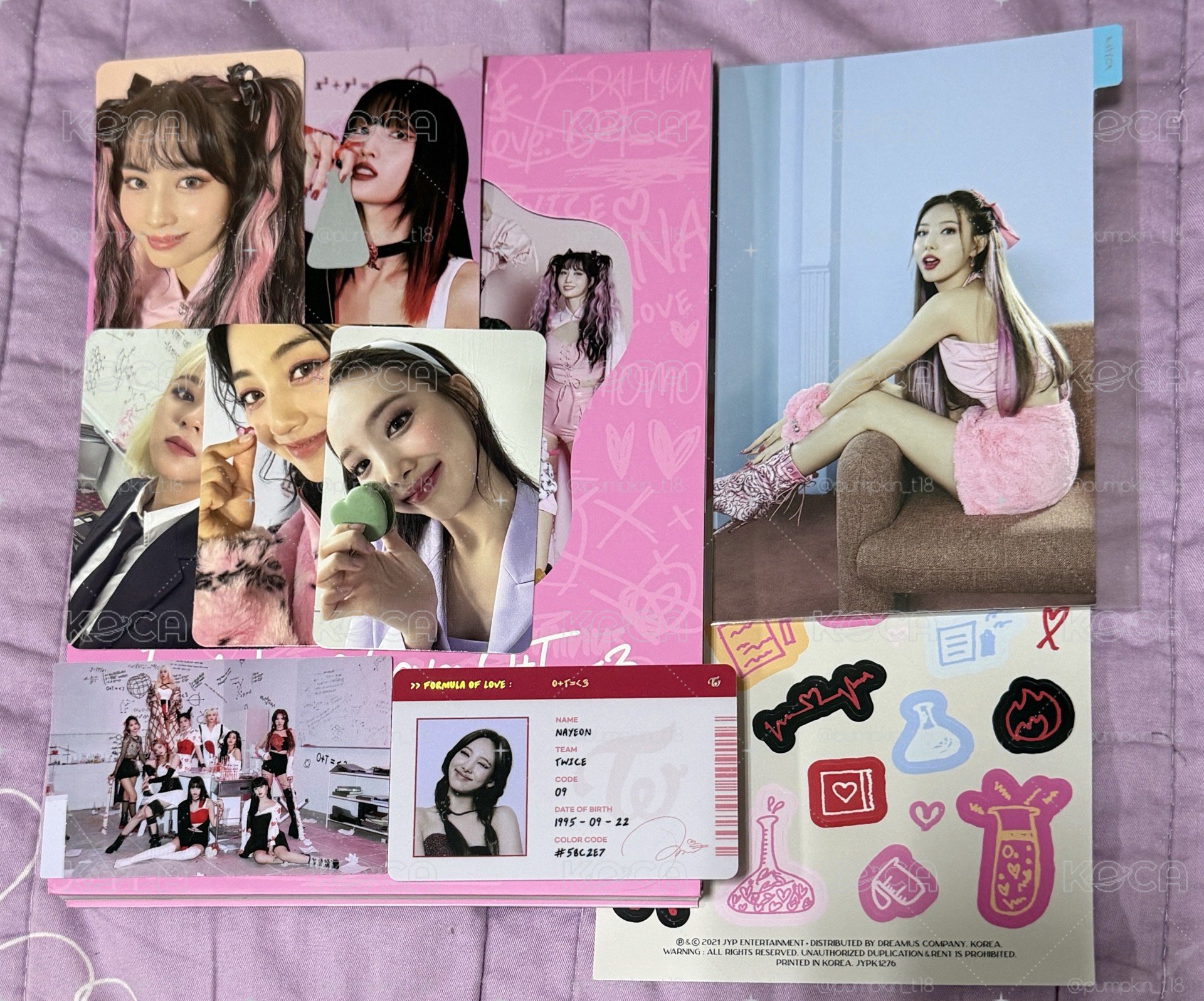 TWICE 正規三已拆專 封底多賢