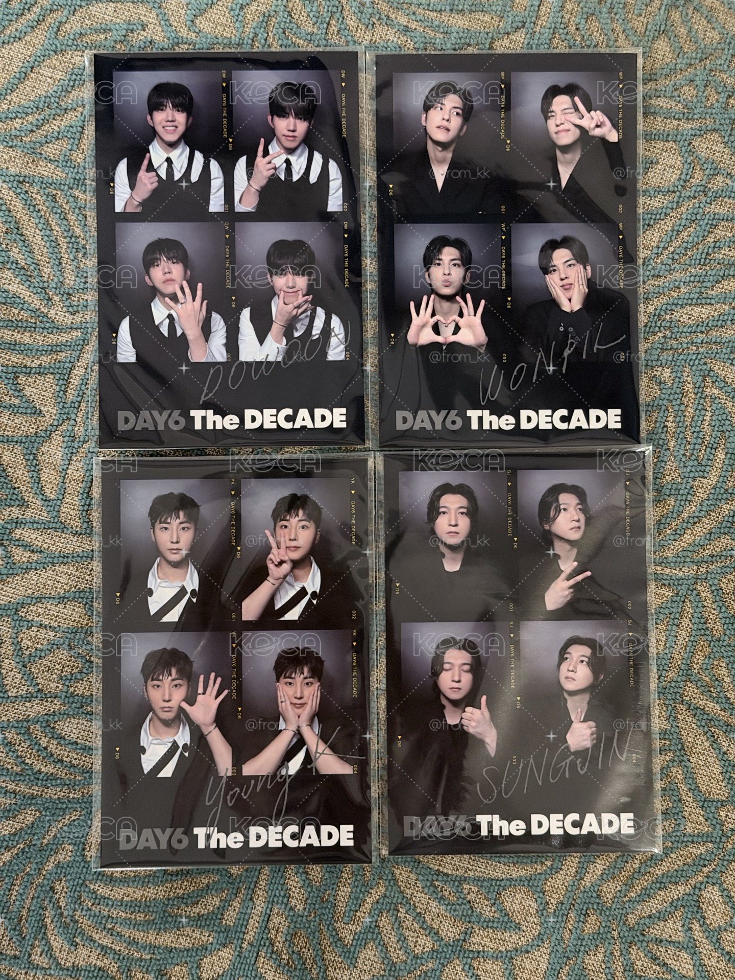 人生四格卡🐻🦊🐰🐶