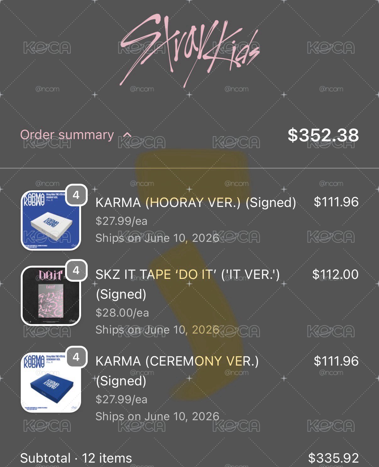［官方已出貨］Stray Kids - KARMA / DO IT簽名專