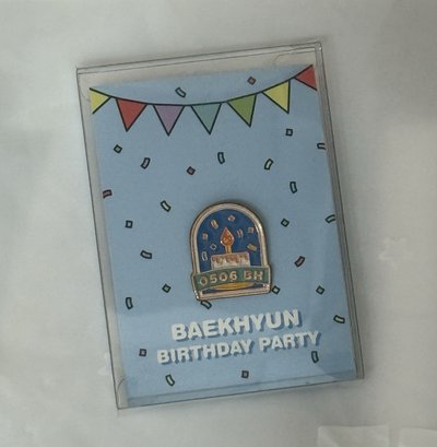 伯賢2019生日會徽章🐶