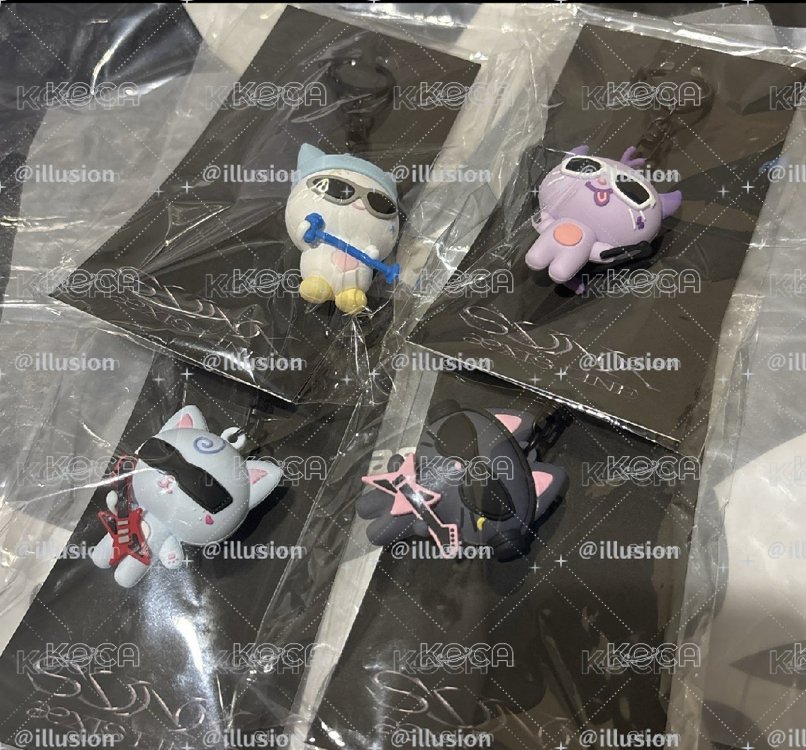 aespa 蛋巡 娃鑰匙圈Set