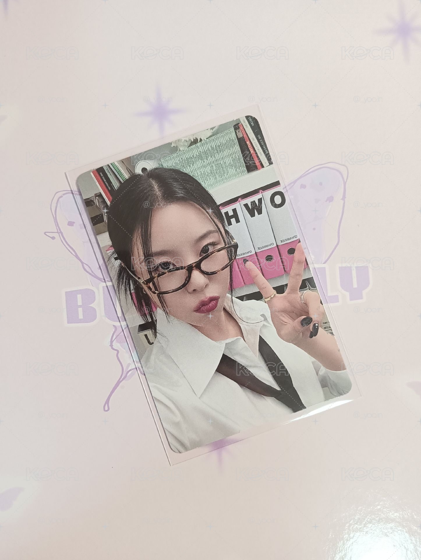OWHEECE 假兩件 小卡
