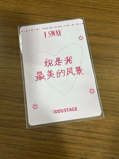 妮 愛豆驛站（中文卡背）
