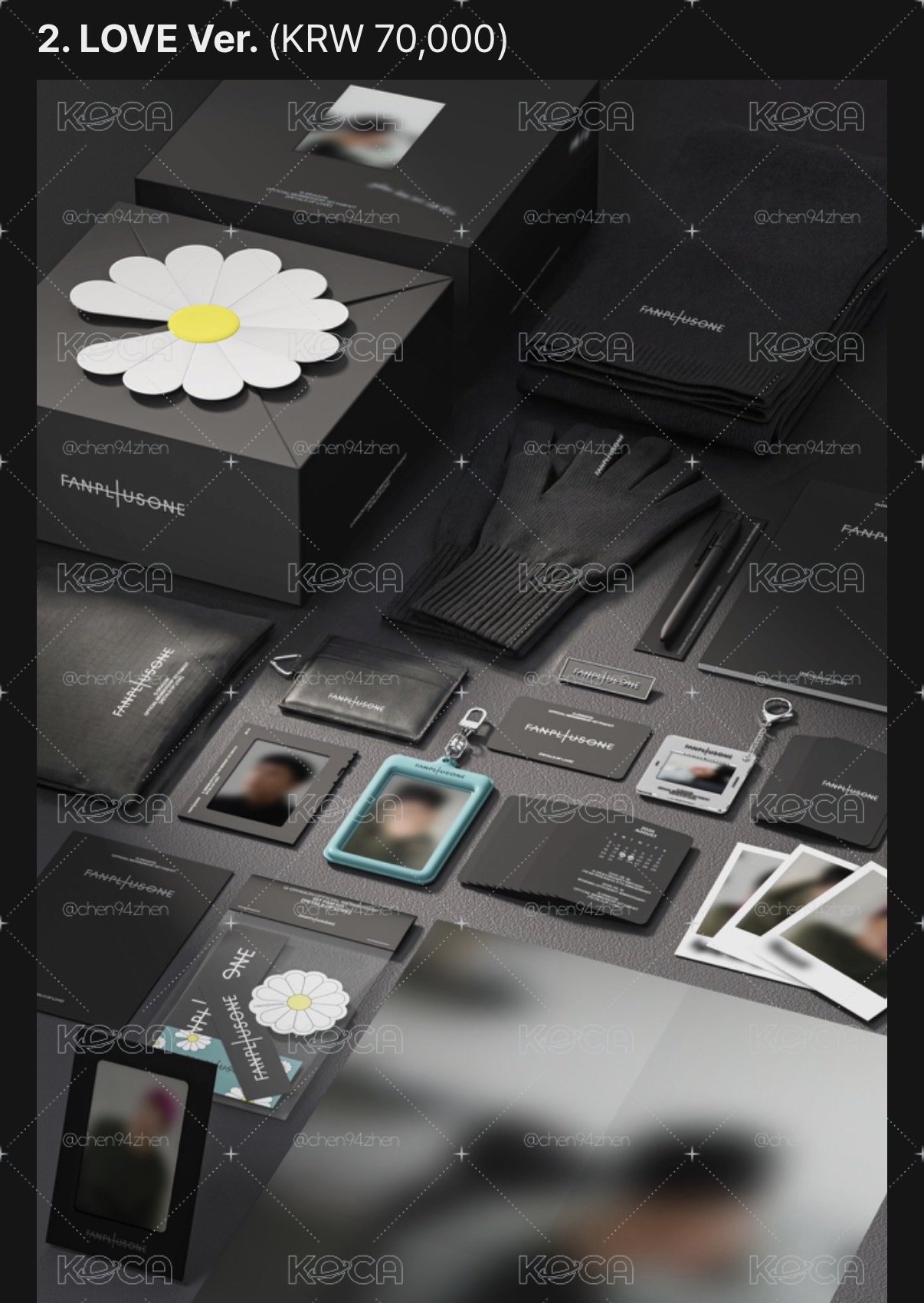 GD OFFICIAL MEMBERSHIP 1ST FAM KIT [PETALS OF LOVE] LOVE Ver