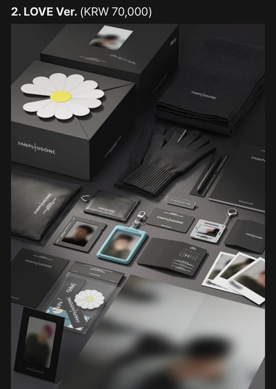 GD OFFICIAL MEMBERSHIP 1ST FAM KIT [PETALS OF LOVE] LOVE Ver