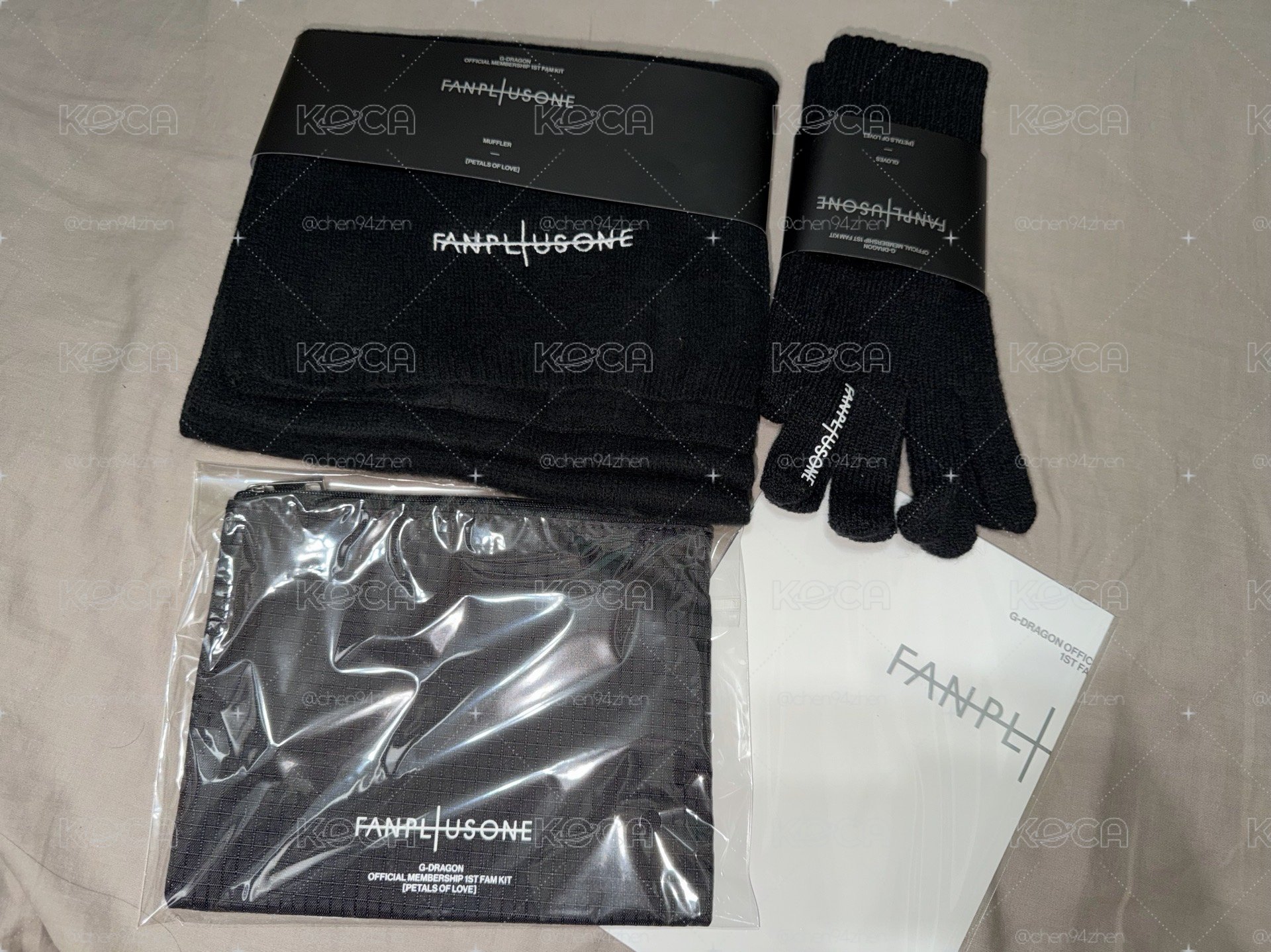 GD OFFICIAL MEMBERSHIP 1ST FAM KIT [PETALS OF LOVE] LOVE Ver
