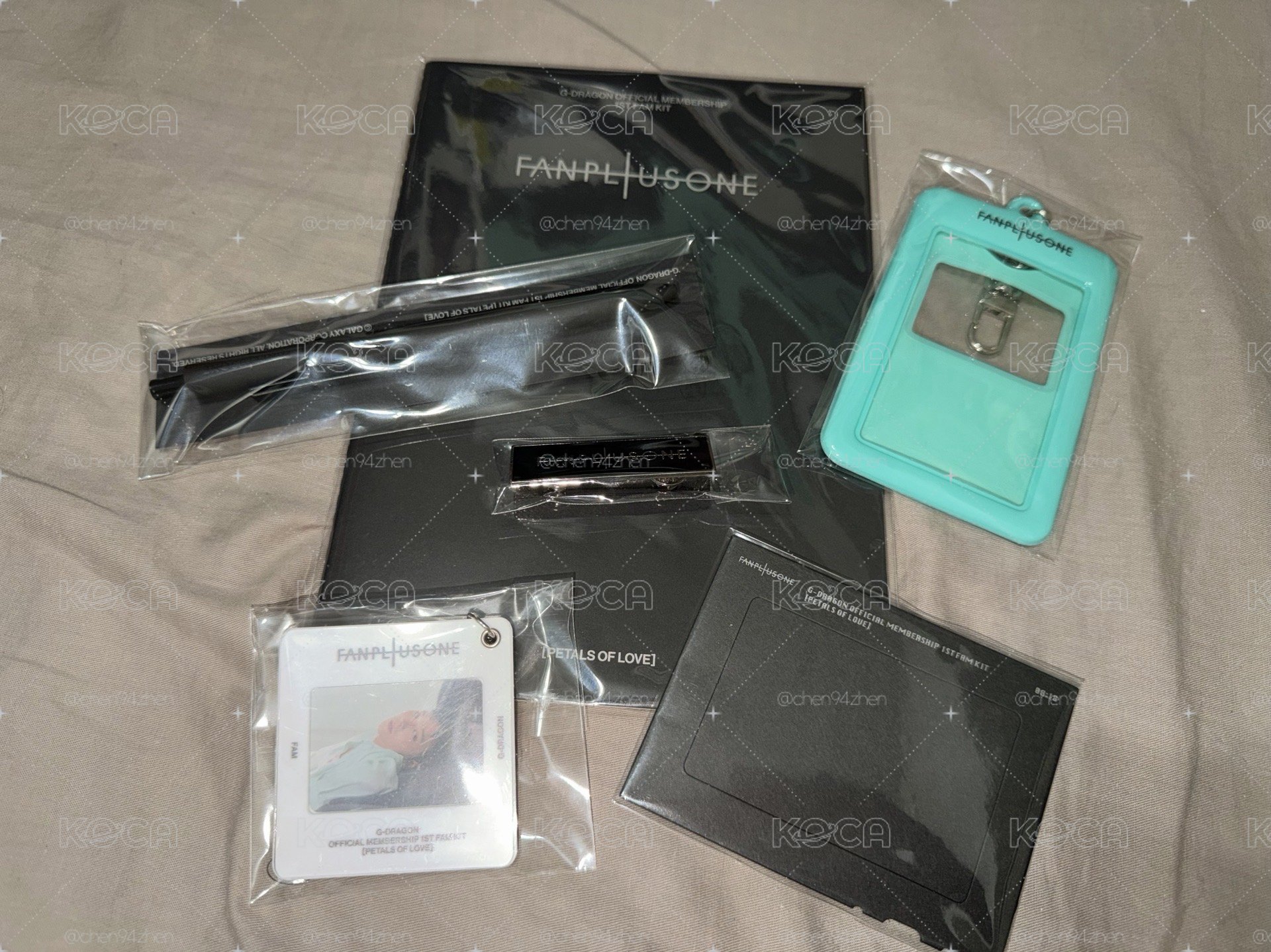 GD OFFICIAL MEMBERSHIP 1ST FAM KIT [PETALS OF LOVE] LOVE Ver