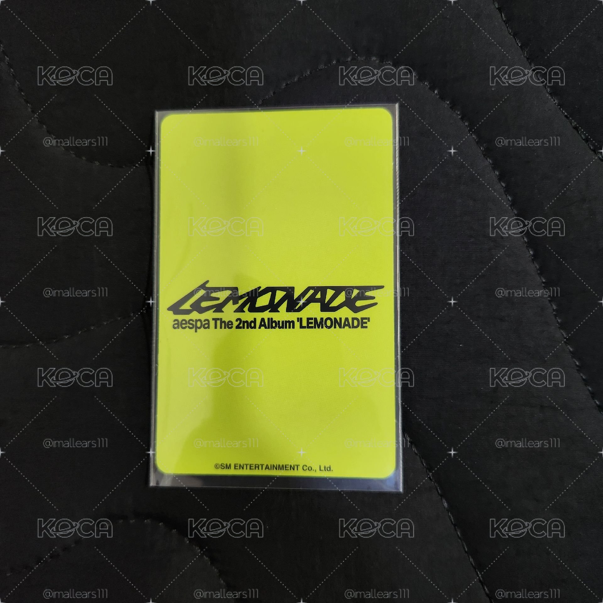 aespa GISELLE LEMONADE 塔店 東蛋限定 特典卡 B版