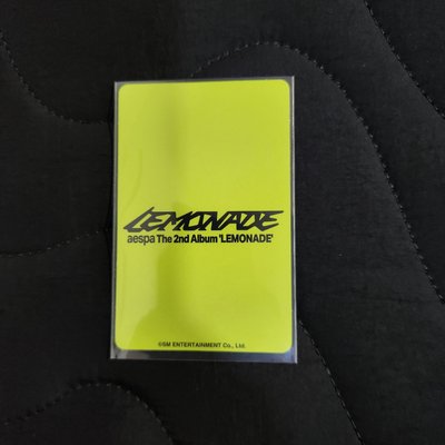 aespa GISELLE LEMONADE 塔店 東蛋限定 特典卡 B版