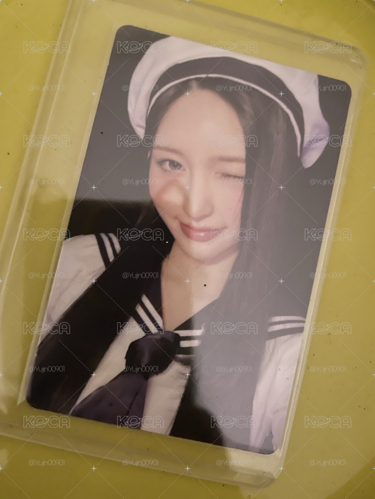 wm 幸運卡 員秋 水手服造型
