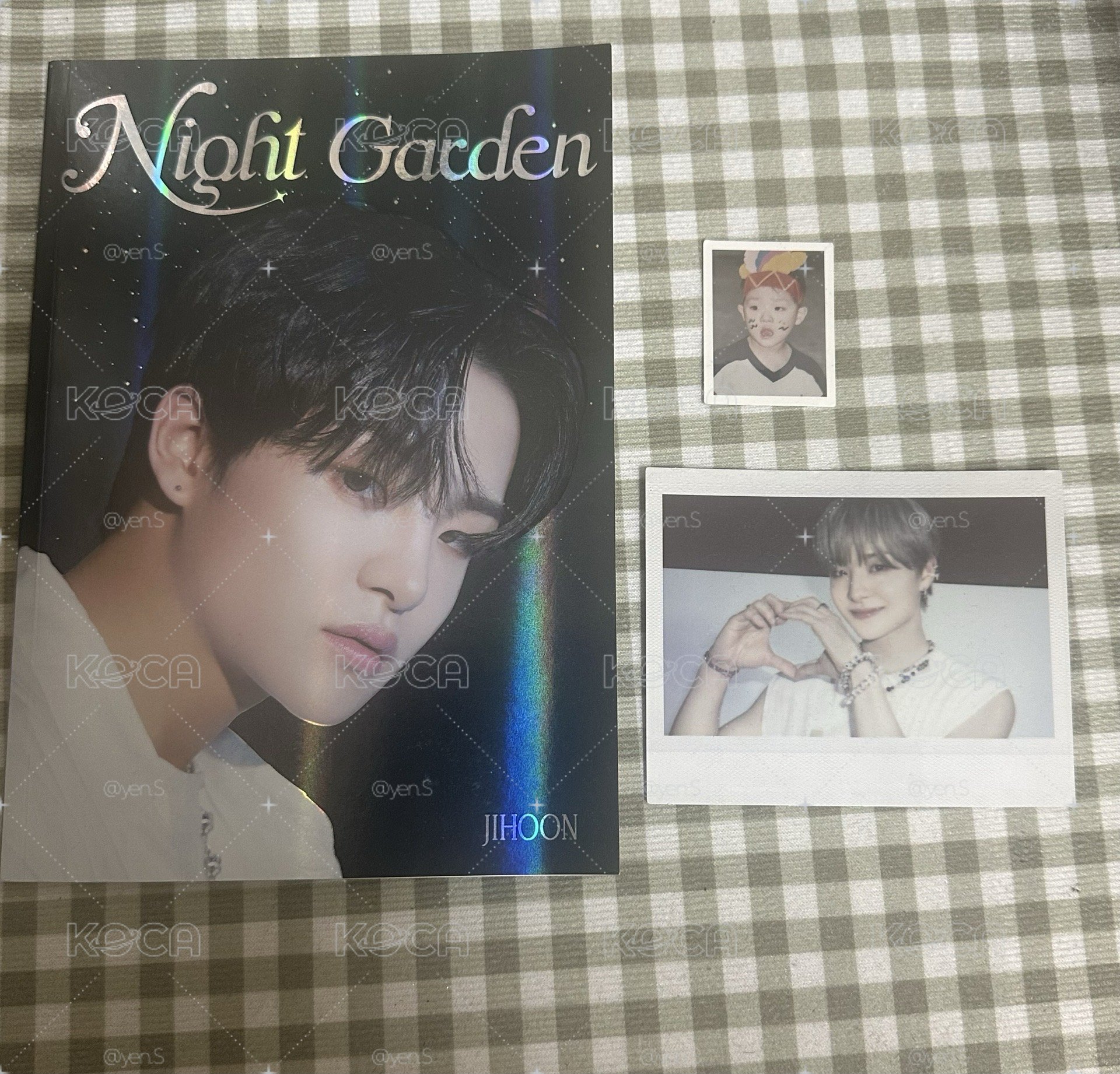 Jihoon 夜花園+寶寶卡+拍立得
