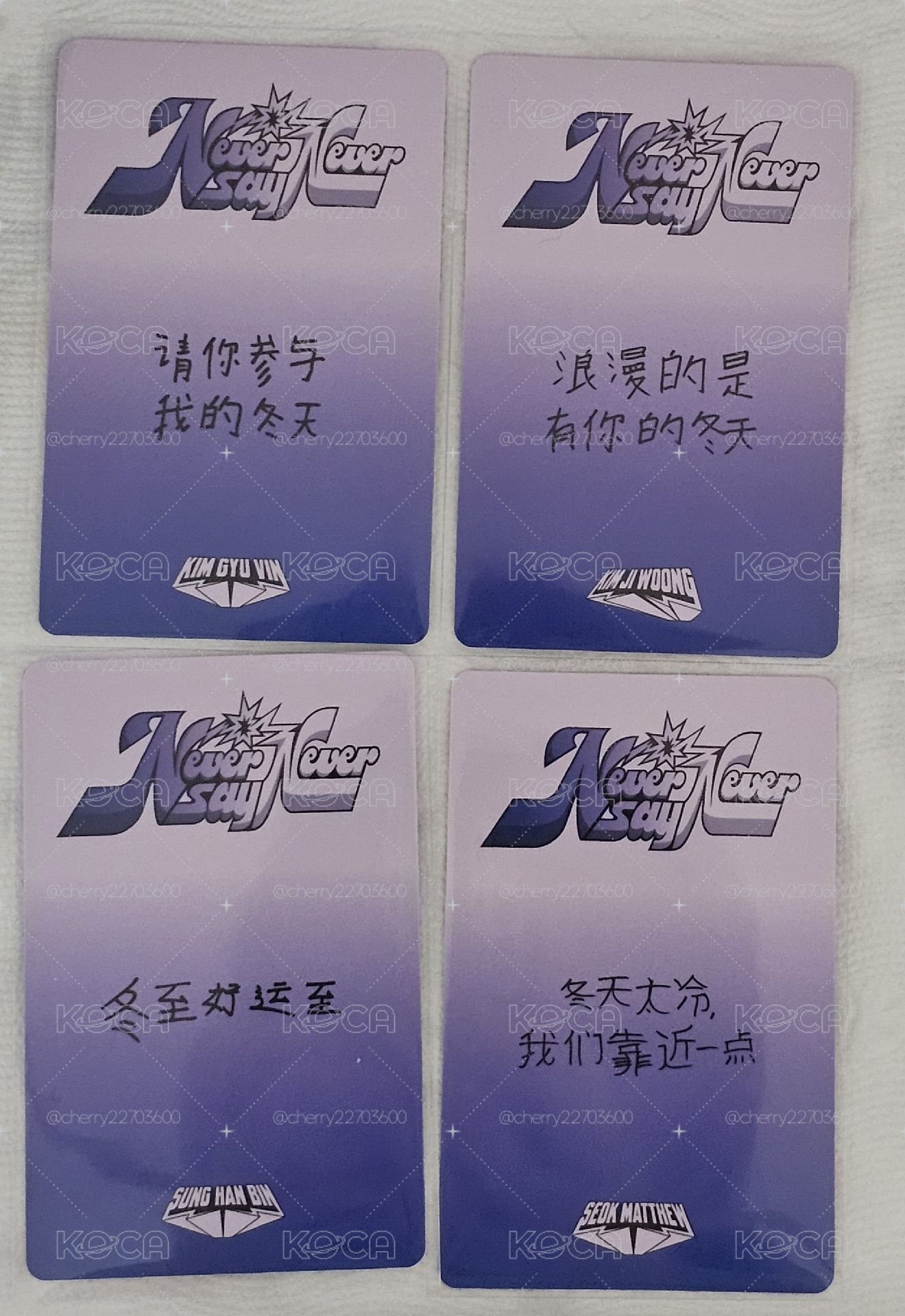 一直娛 奎雄彬修 中文卡背