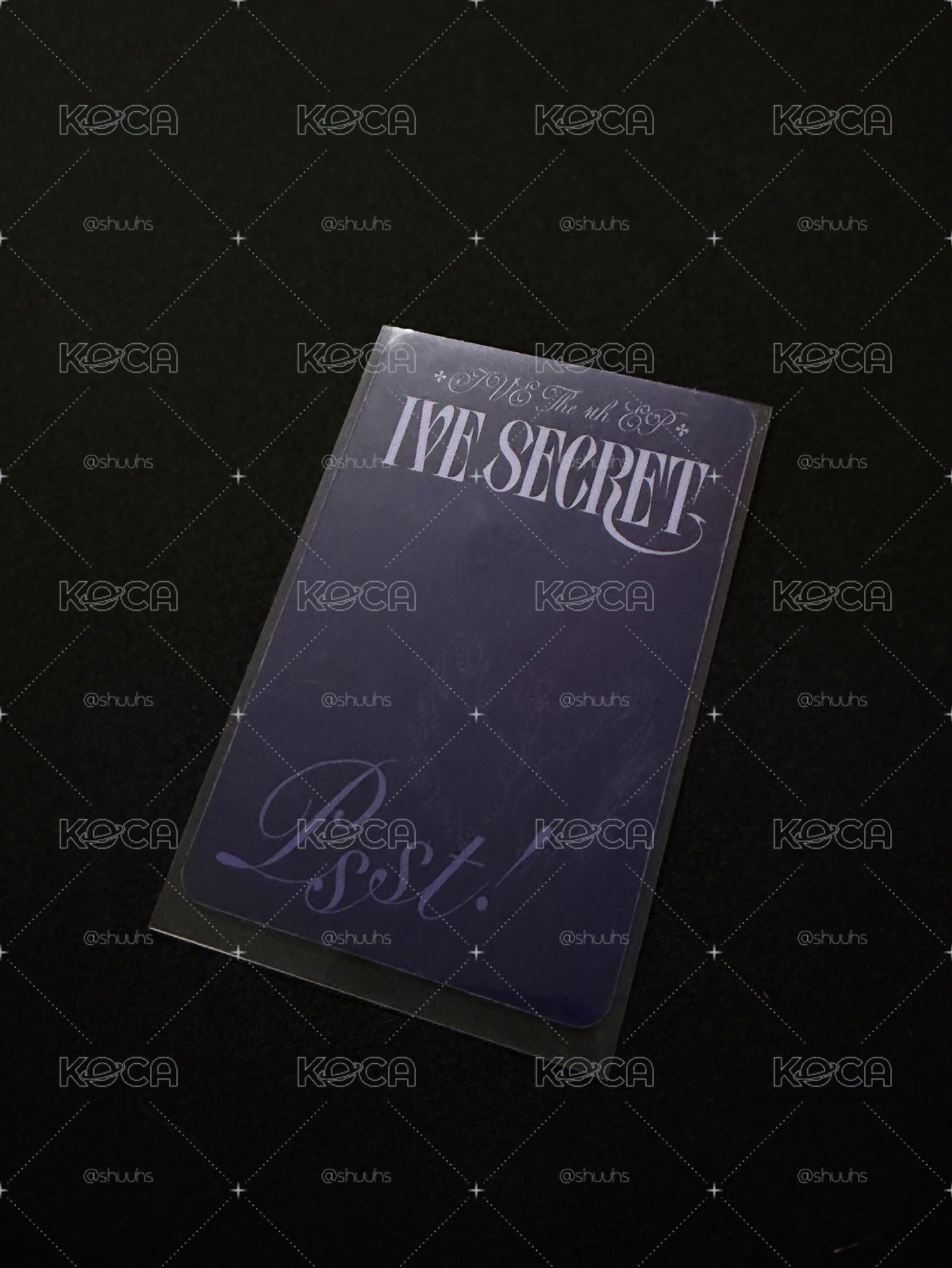 IVE SECRET  Psst ver. 俞真 專卡
