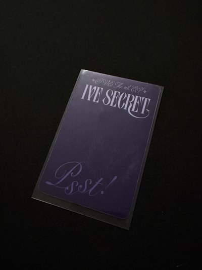 IVE SECRET  Psst ver. 俞真 專卡