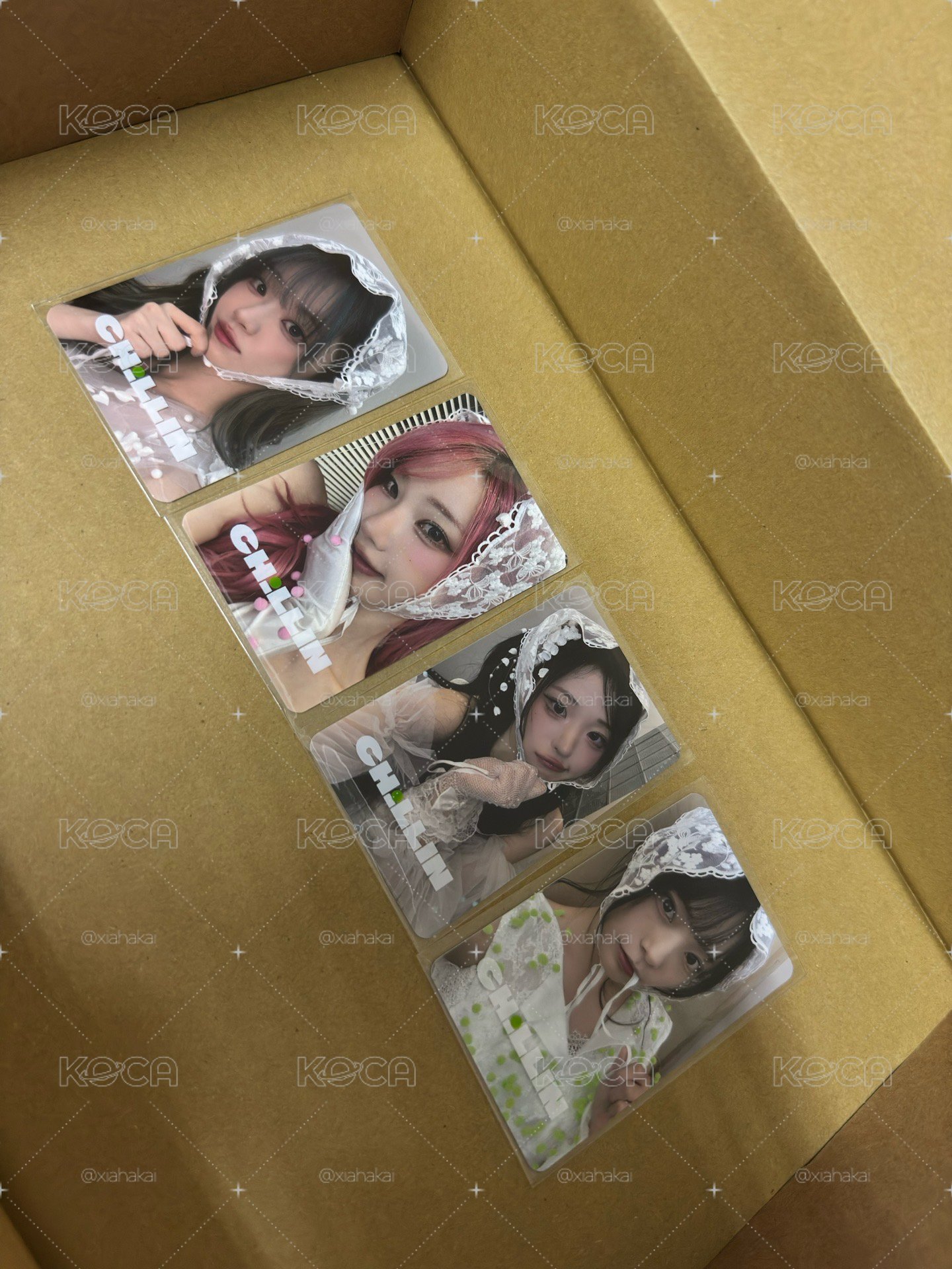 希林 台北簽售特典卡 蕾絲ver. 一套 （含1紫1綠專輯）