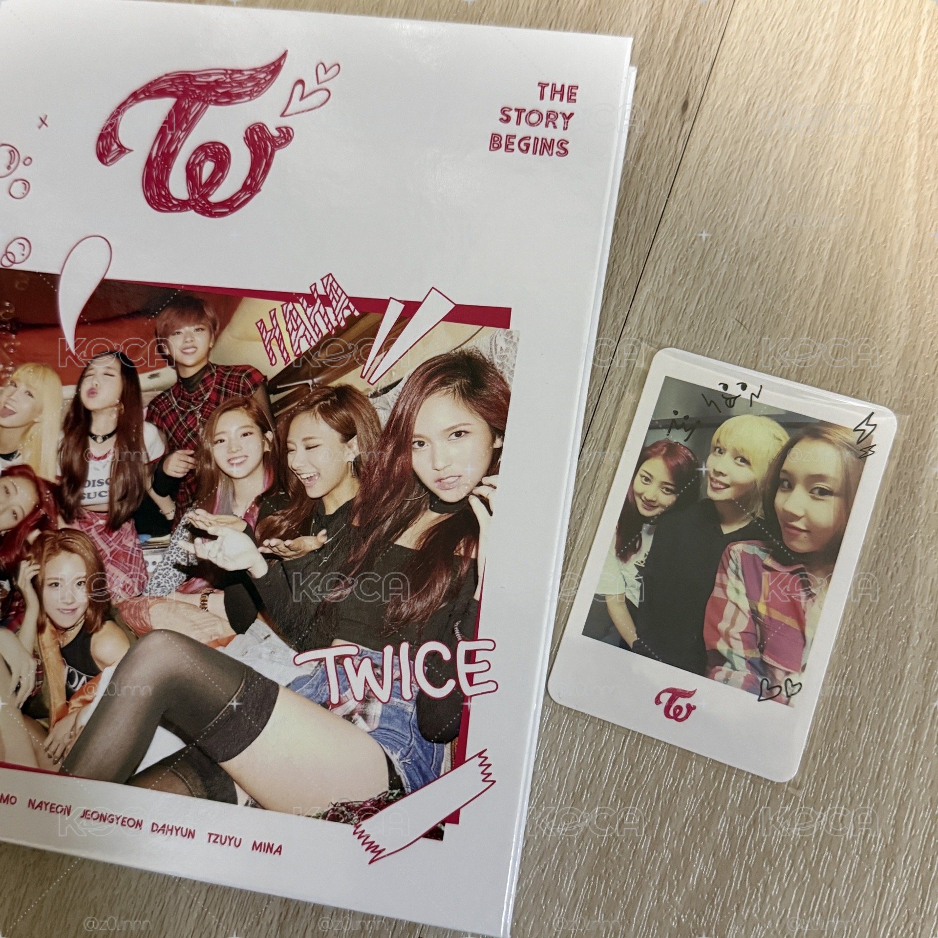 TWICE 出道專空專 寶寶志效 效桃彩團體卡