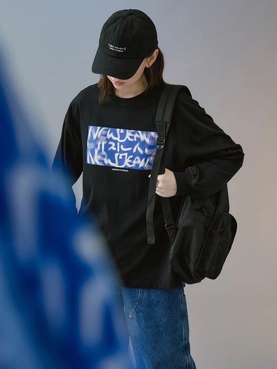 NewJeans X Hiroshi Fujiwara COLLER 長袖Tシャツ ver.1 - XL 