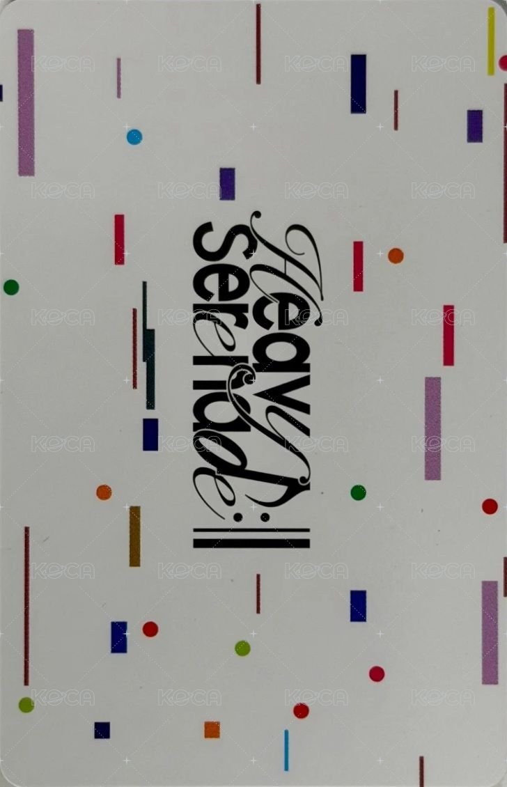 Heavy Serenade POCAALBUM Ver. Jacket 專輯卡  背面