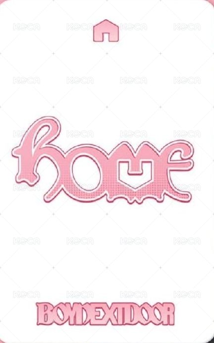 HOME Kpop Nara 特典卡 單封版 背面