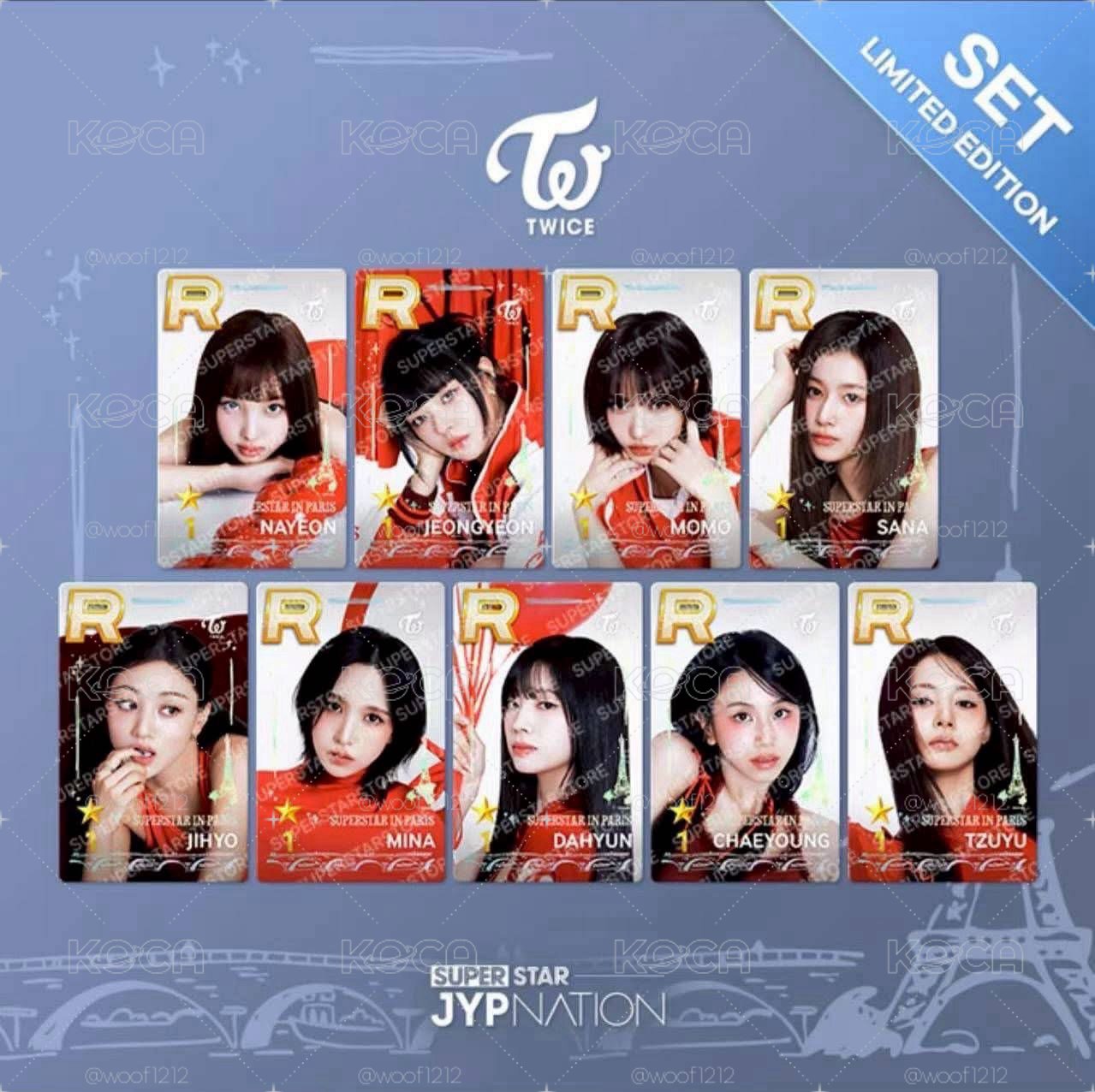 TWICE巴黎遊戲卡 志效