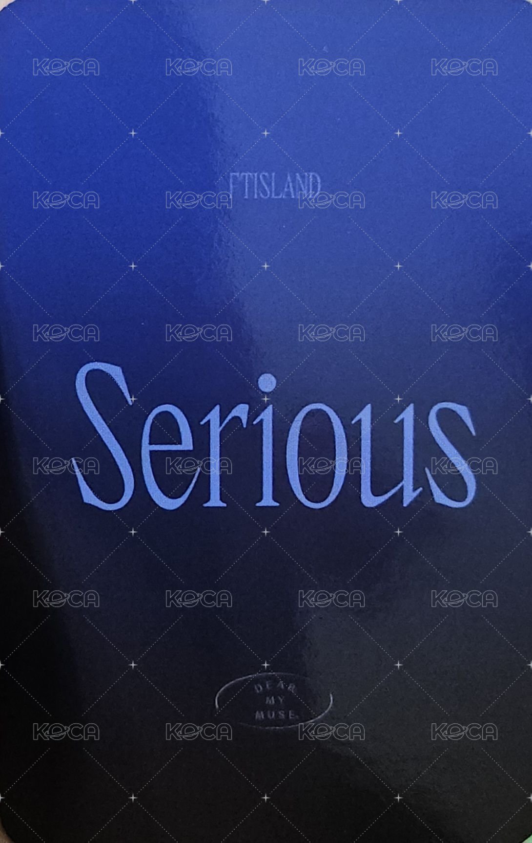 Serious dmm 線下2.0 簽售卡  背面