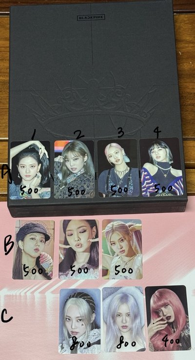 BLACKPINK 4+1 The album photobook 小卡 空專 全專