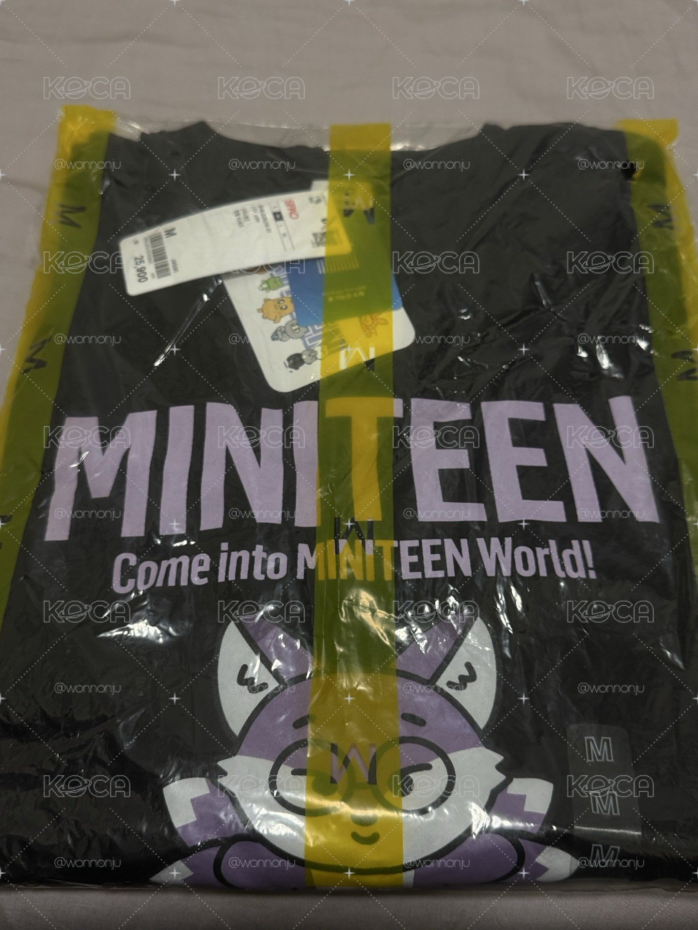 MINITEEN X SPAO 圓黑短T M號