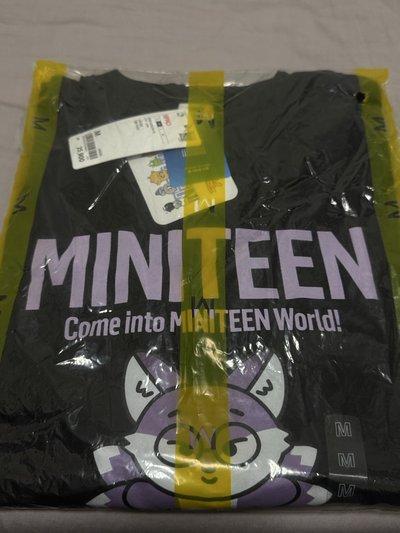 MINITEEN X SPAO 圓黑短T M號