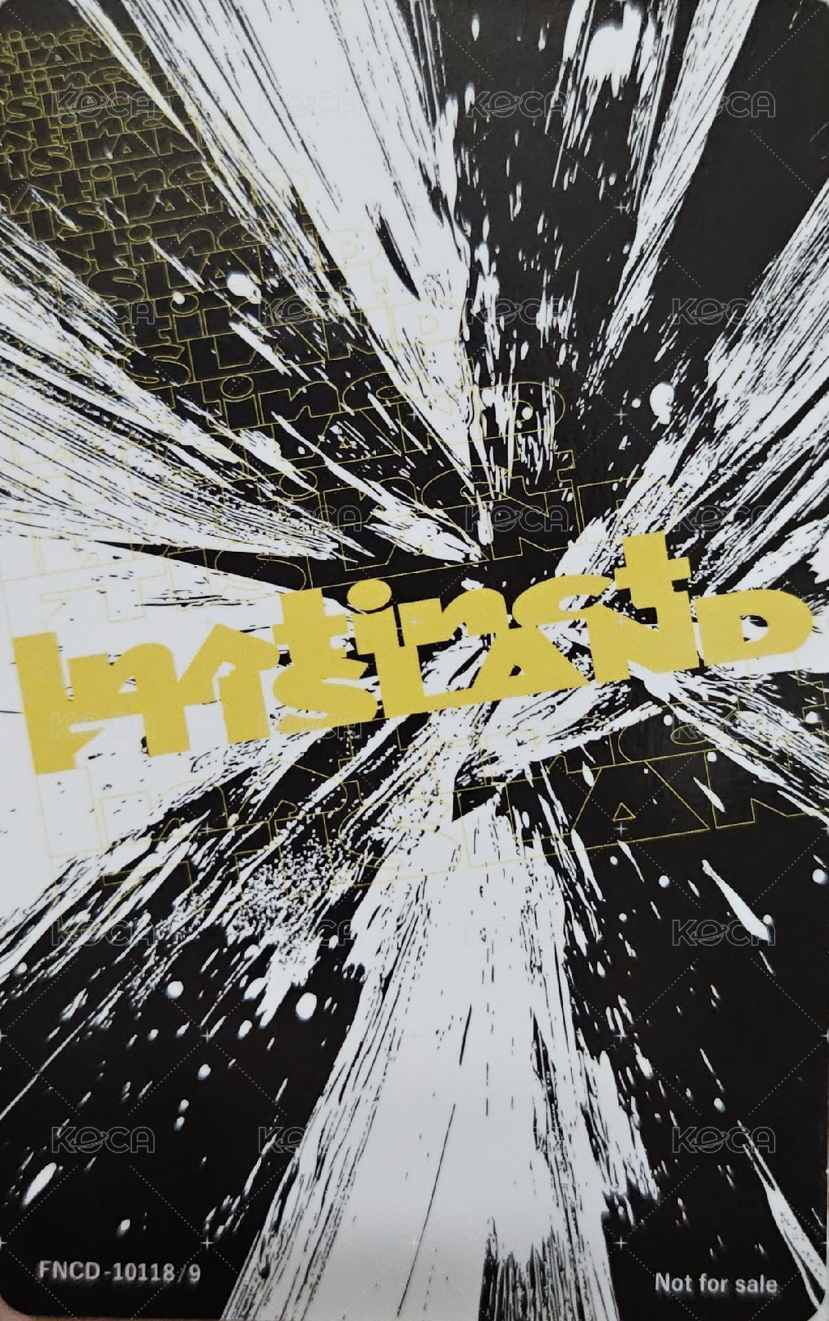 Instinct Primadonna盤 專輯卡  背面
