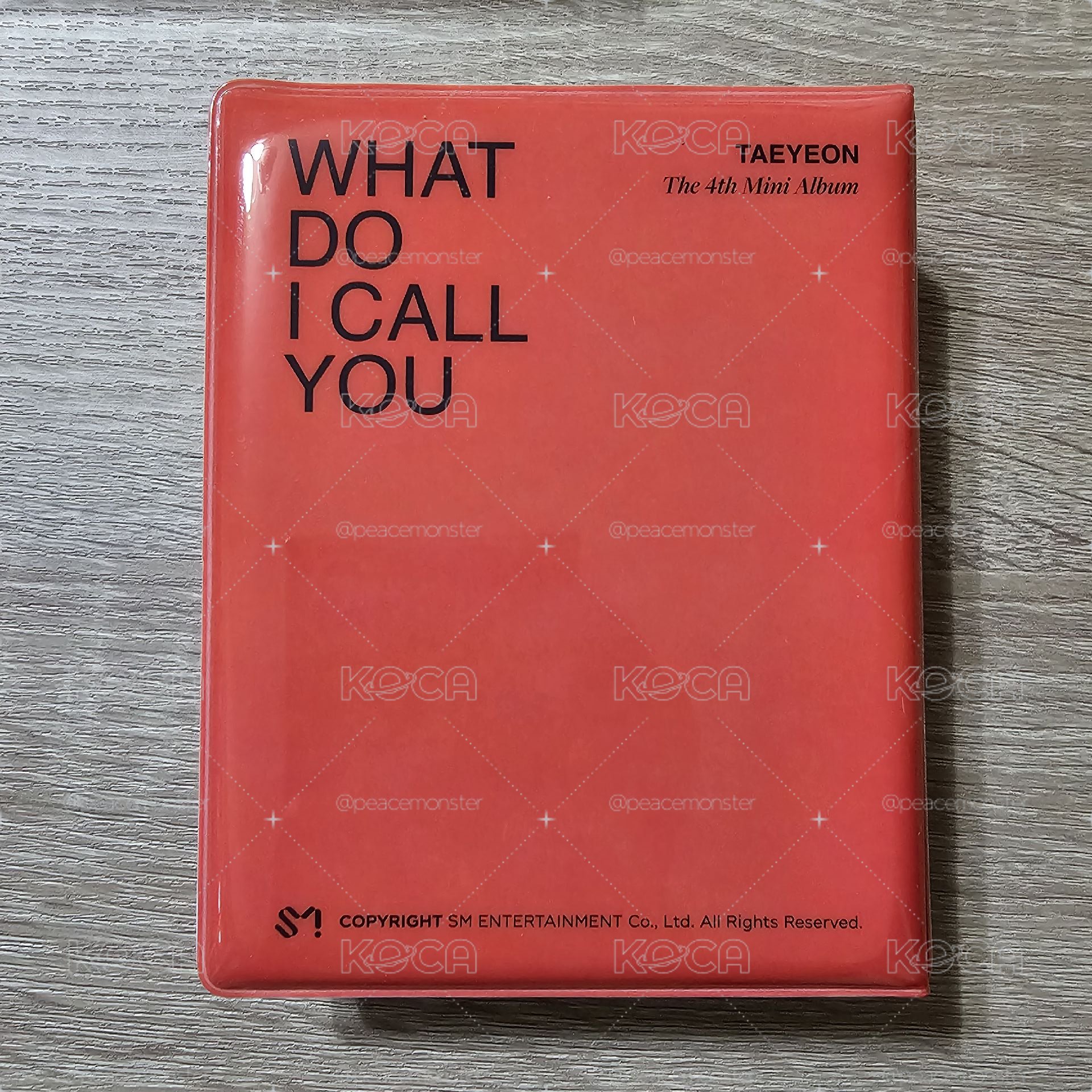 太妍 What Do I Call You 官方周邊 卡冊
