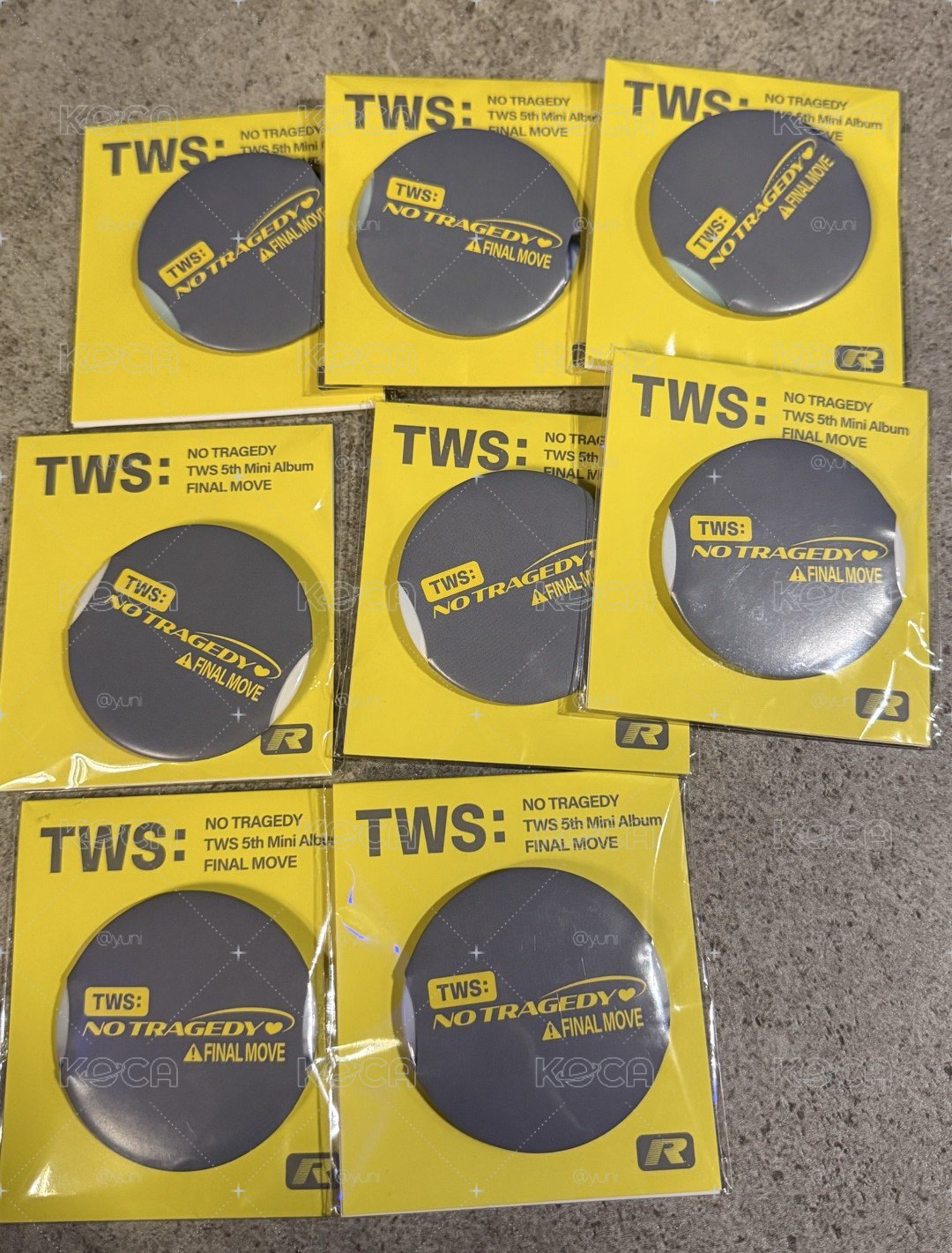 TWS 迷五快閃徽章