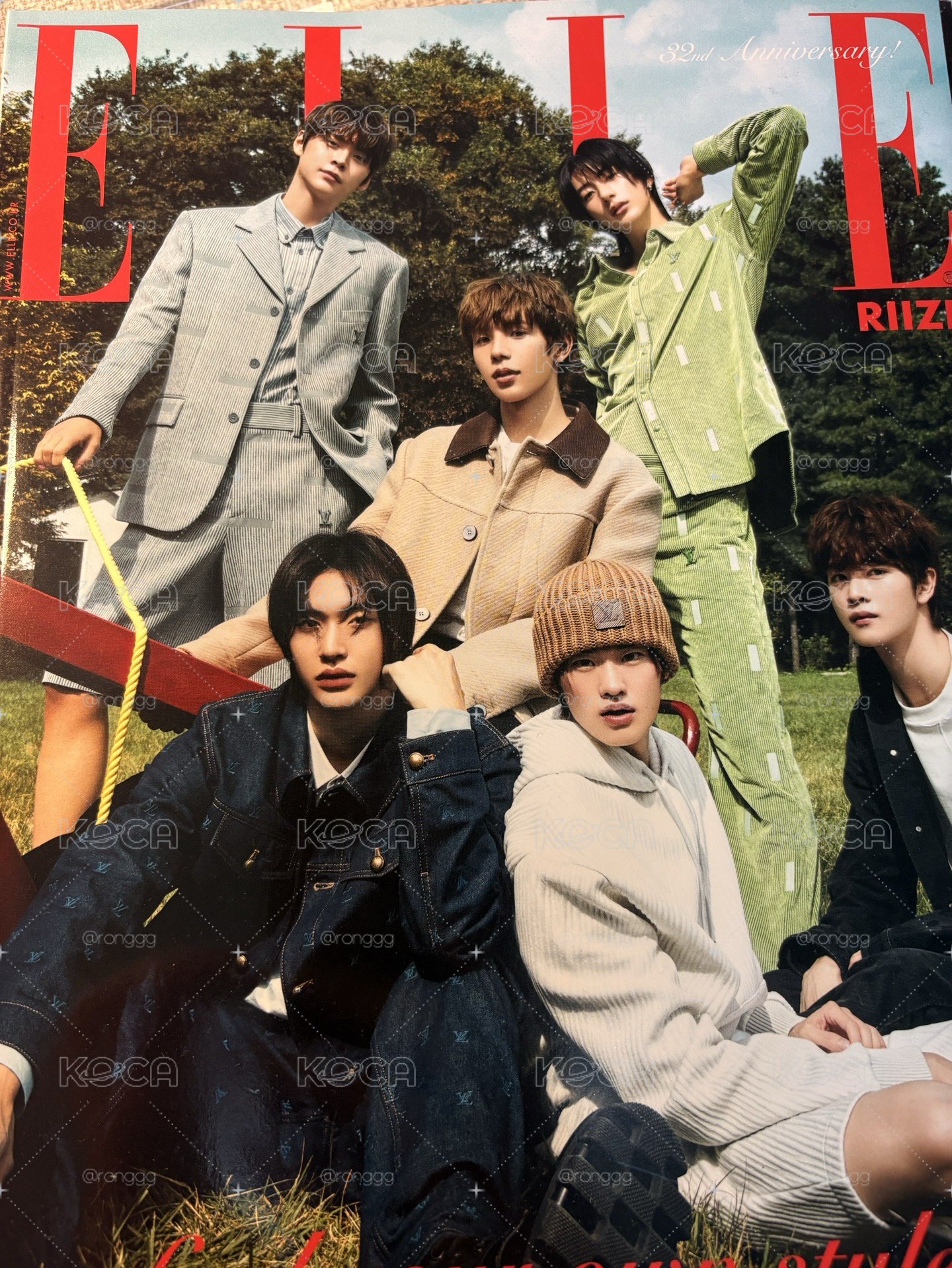 ELLE Riize封 雜誌