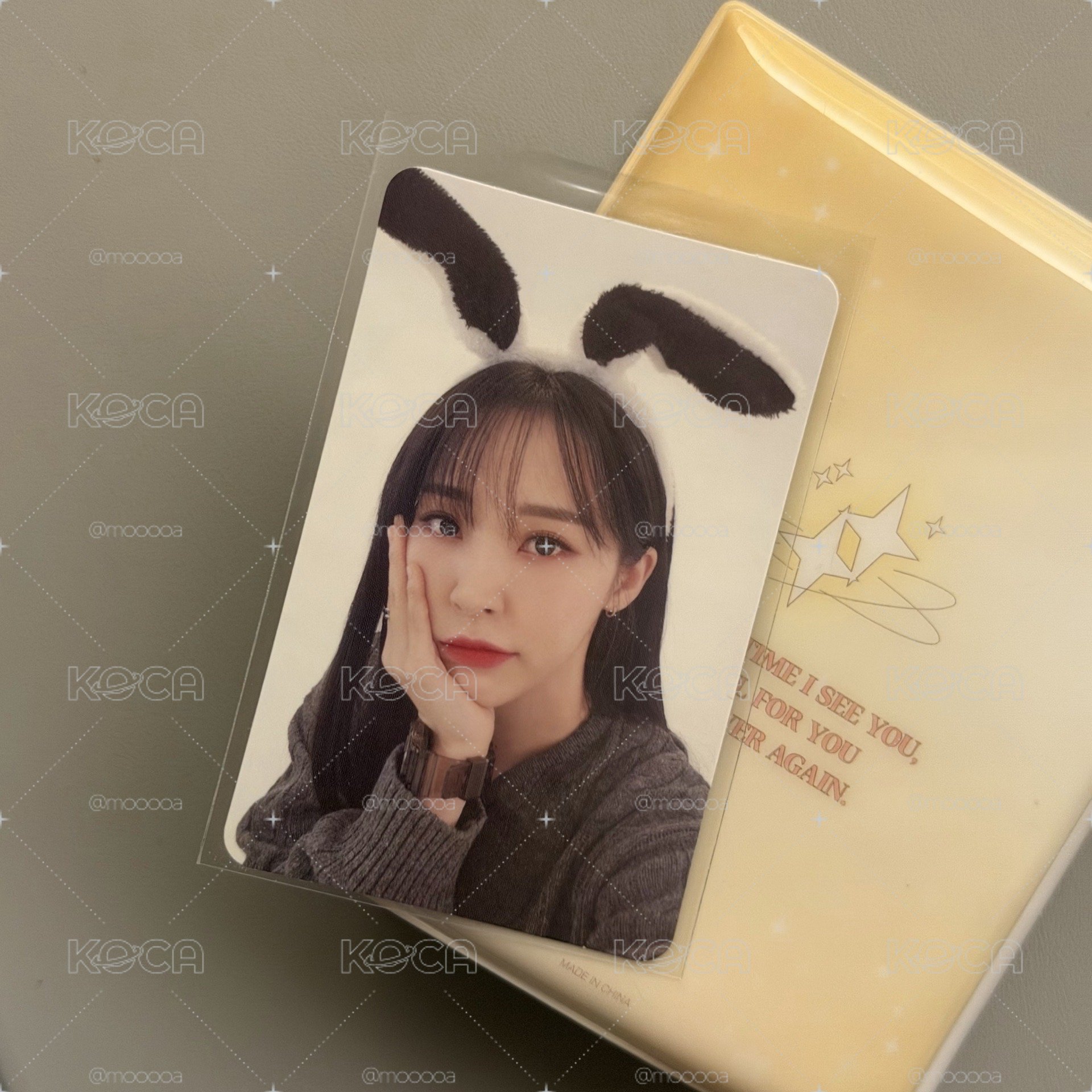 MAMAMOO+ 玟星兔耳小卡🐰