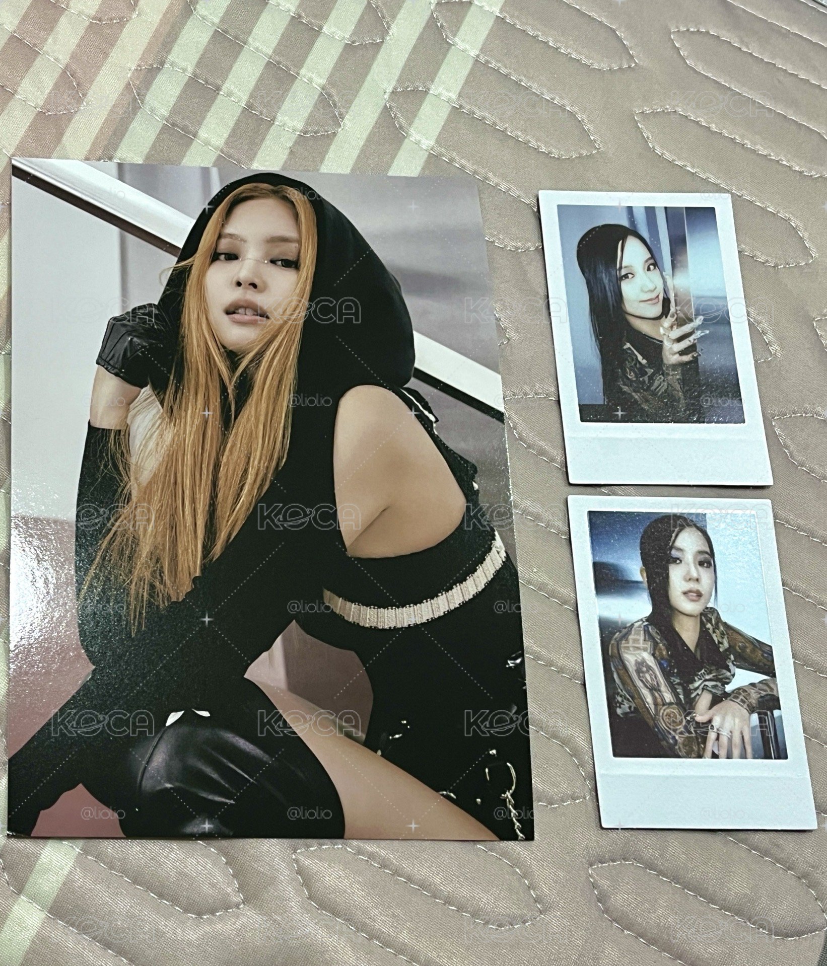 Jisoo專卡 Jennie大明信片 整圖出