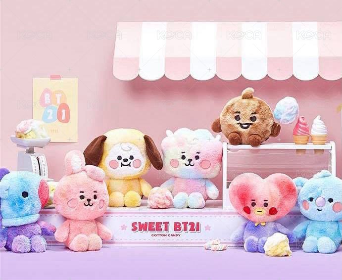 bt21棉花糖娃娃