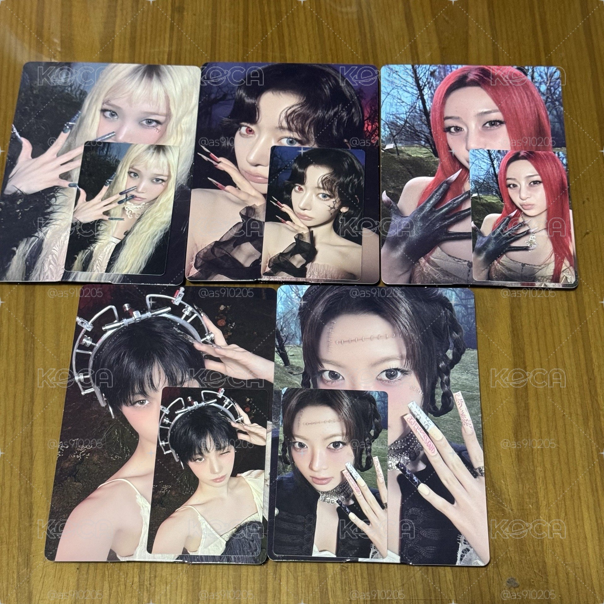🌟現貨🌟le sserafim wvs預售特典（一套兩張）