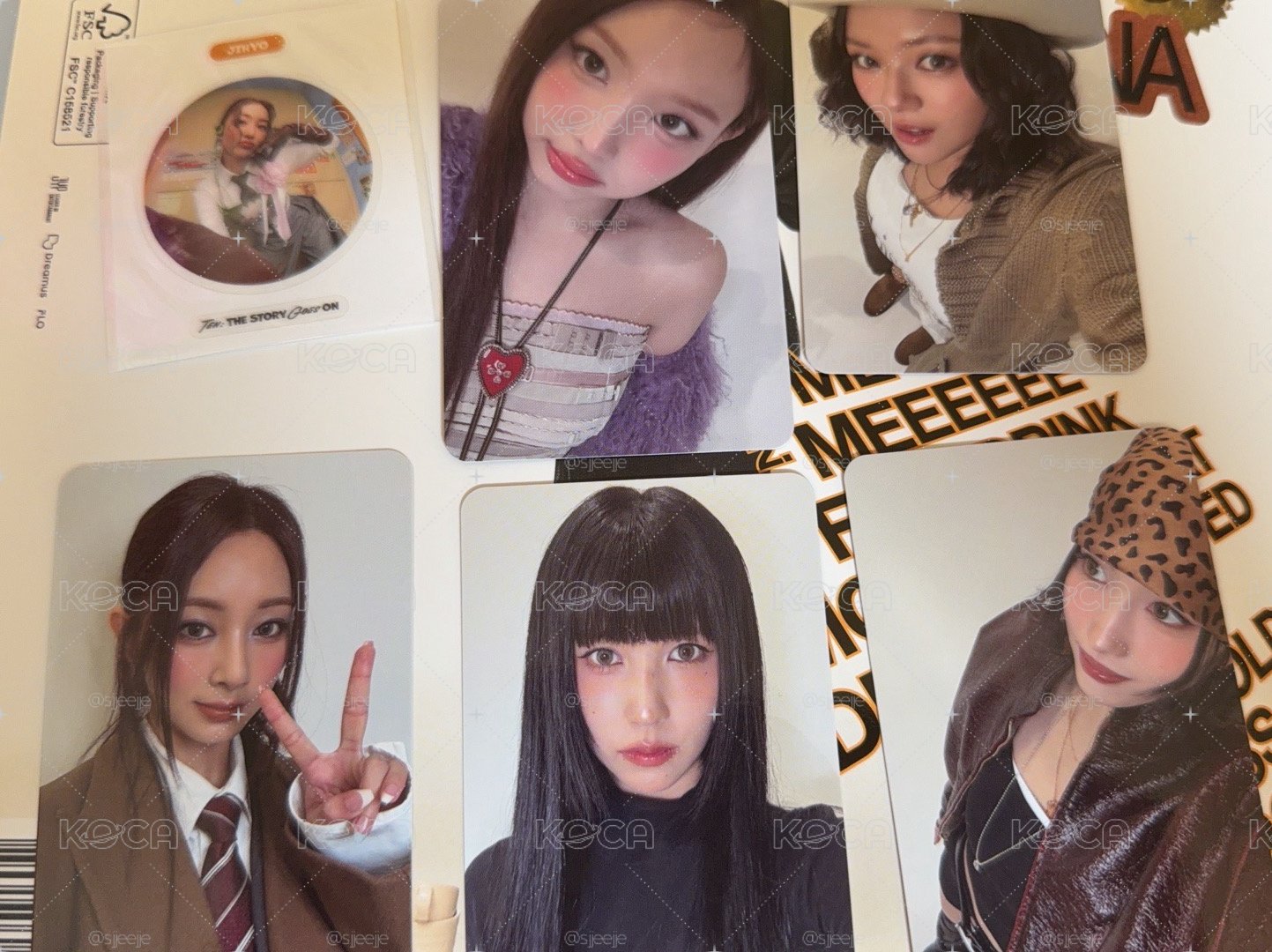 TWICE 十週年小卡