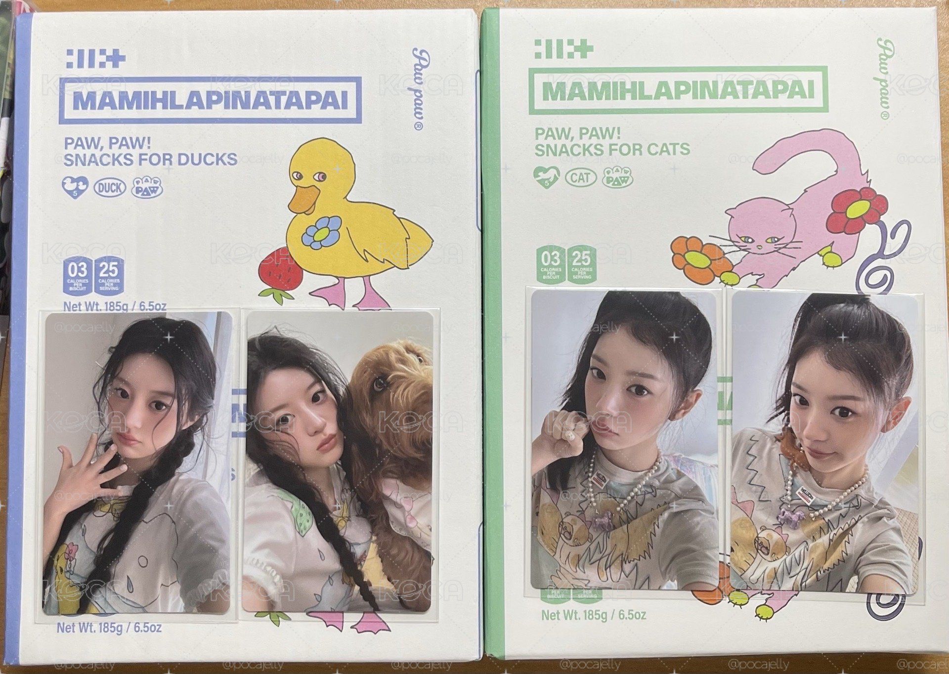 ILLIT PAW PAW minju moka 單封全專 MAMIHLAPINATAPAI 