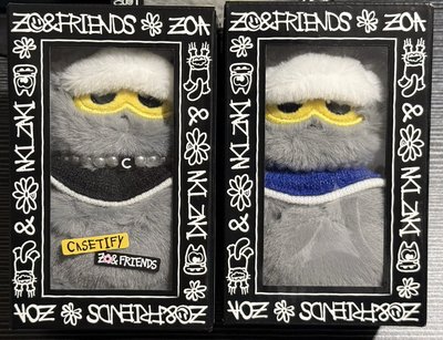 ￼現貨CASETiFY X ZO&FRIENDS 聯名系列登場  ZOA絨毛吊飾 GD 權志龍 初代Zoa吊飾 