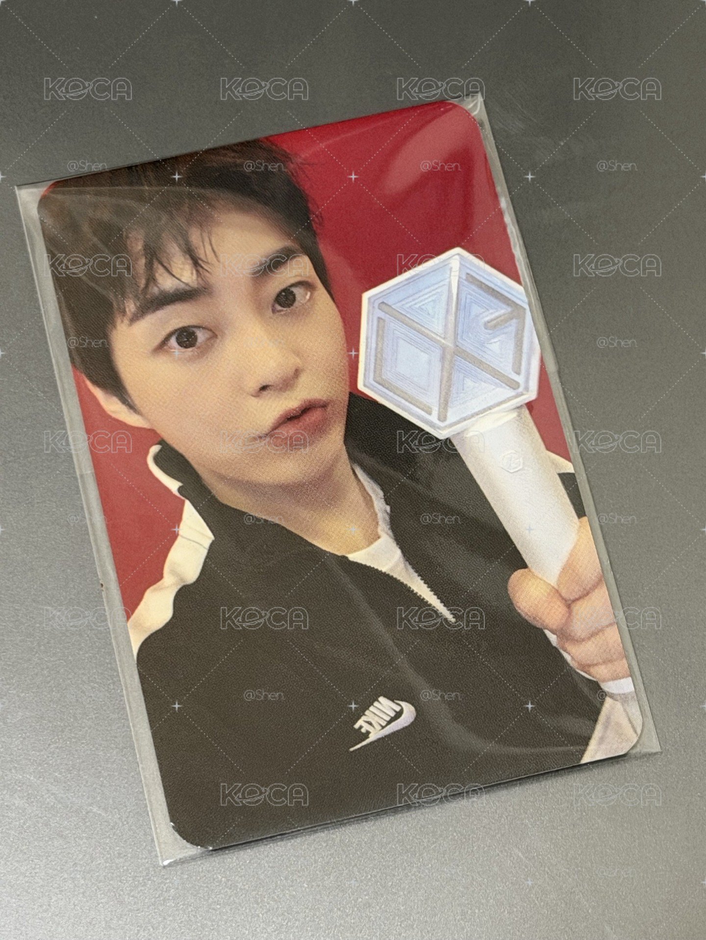 EXO XIUMIN 金珉錫 愛麗棒三代 周邊卡 手燈卡