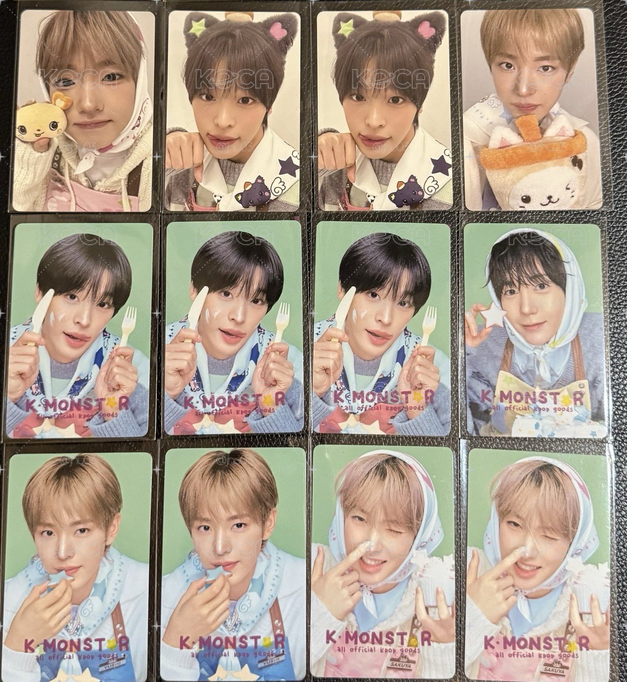 nct wish 烘焙滿額卡 riku yushi sakuya