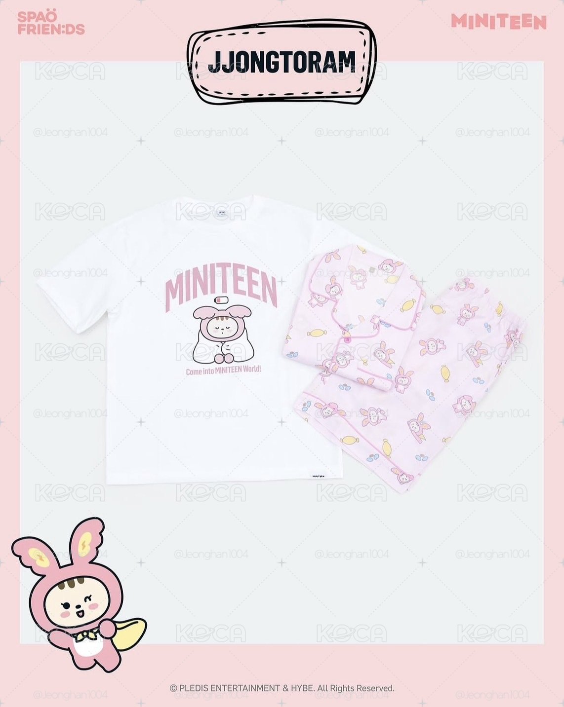 SPAO x Miniteen 短袖/睡衣