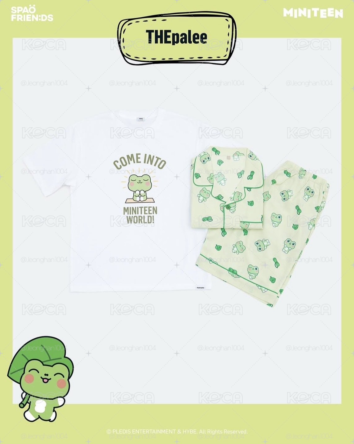 SPAO x Miniteen 短袖/睡衣