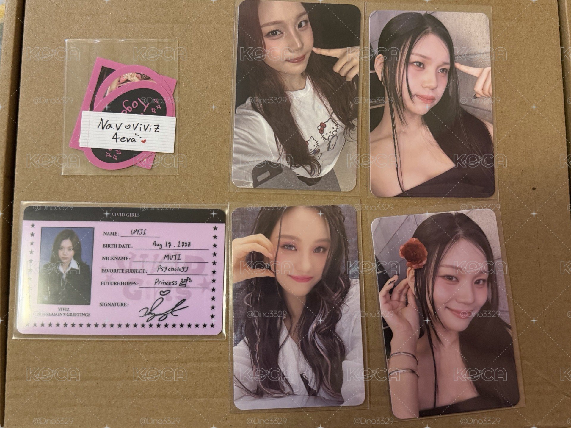Umji 台簽特典+正規一專卡+年曆Set