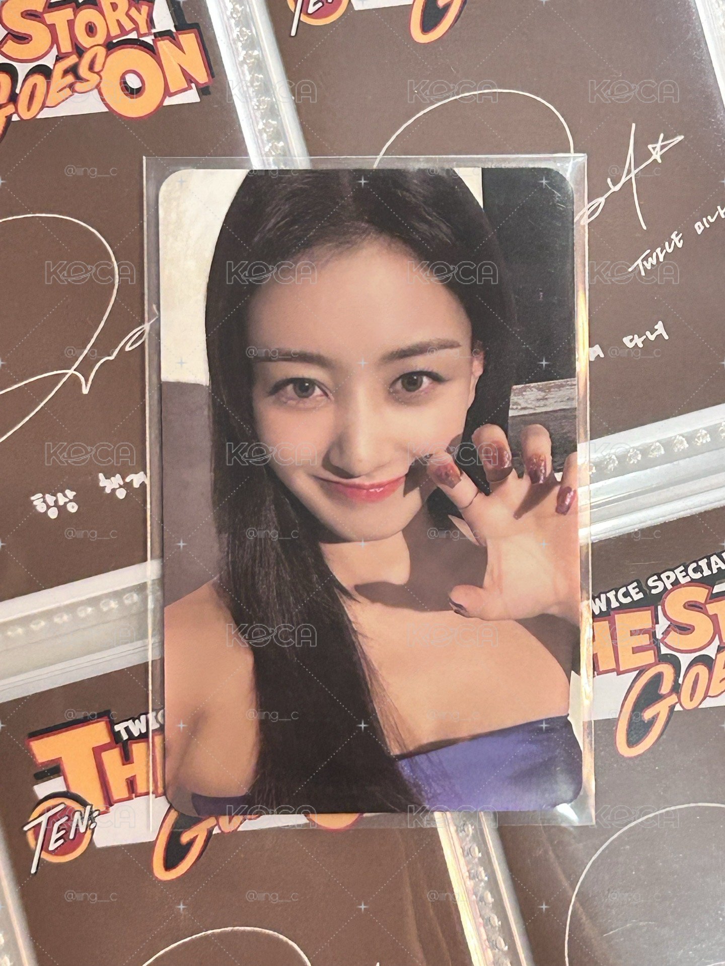 TWICE 志效 WITH YOU-th Digipack 專輯卡 