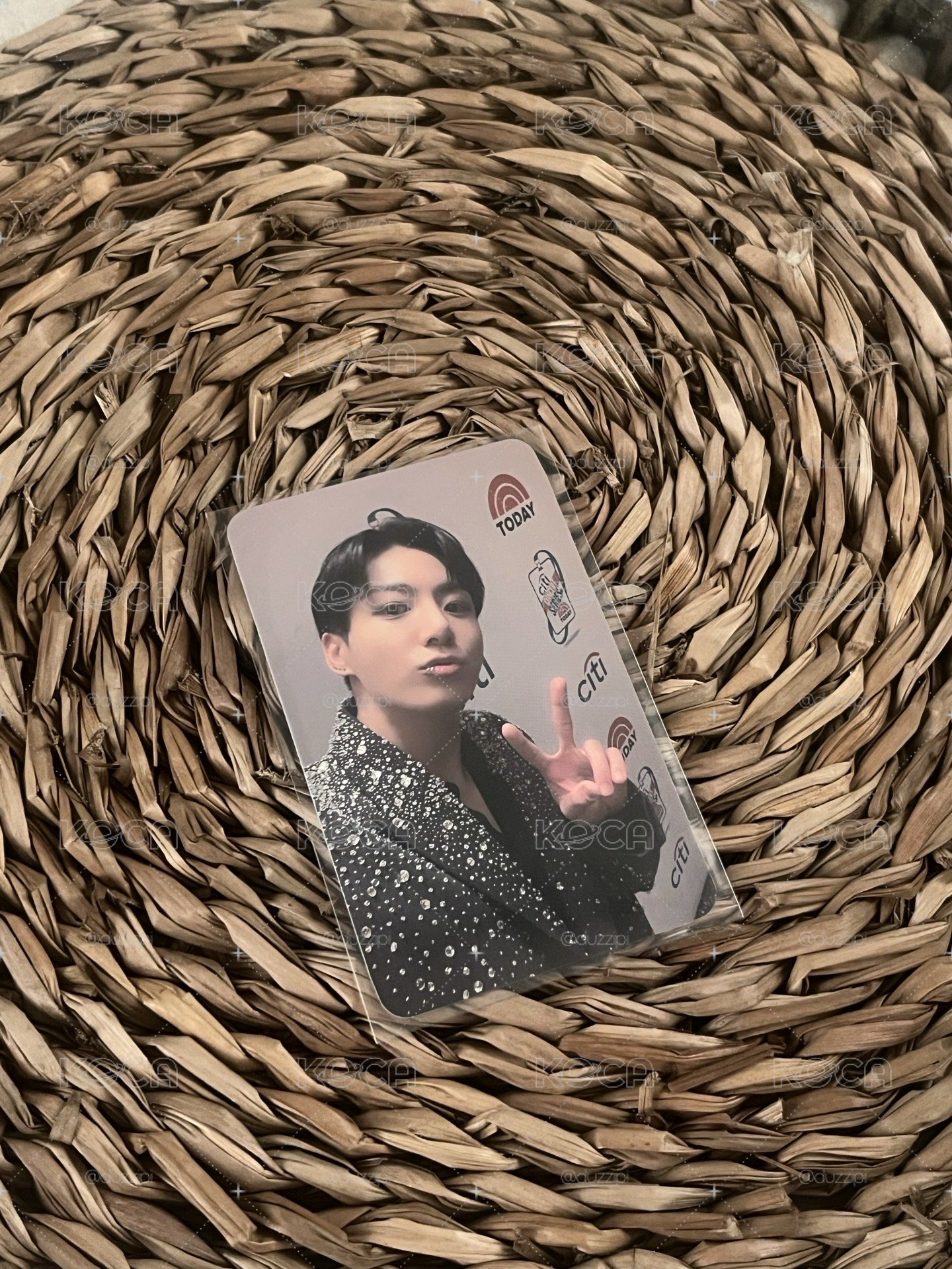 BTS GOLDEN M2U Luckycard 柾國